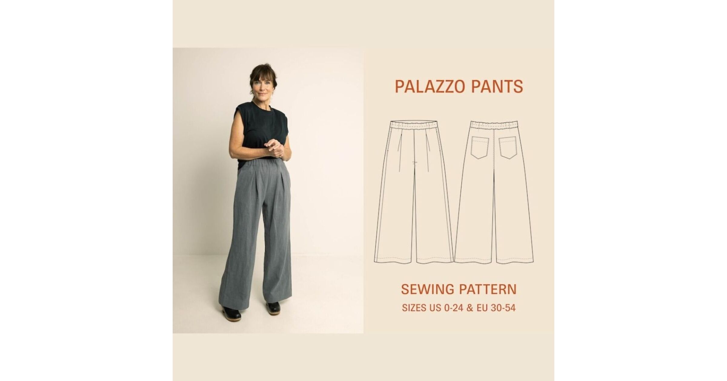【THE MOZZ】Meg Pattern Setup Pants wardrobe_by_me_palazzo_pants_p