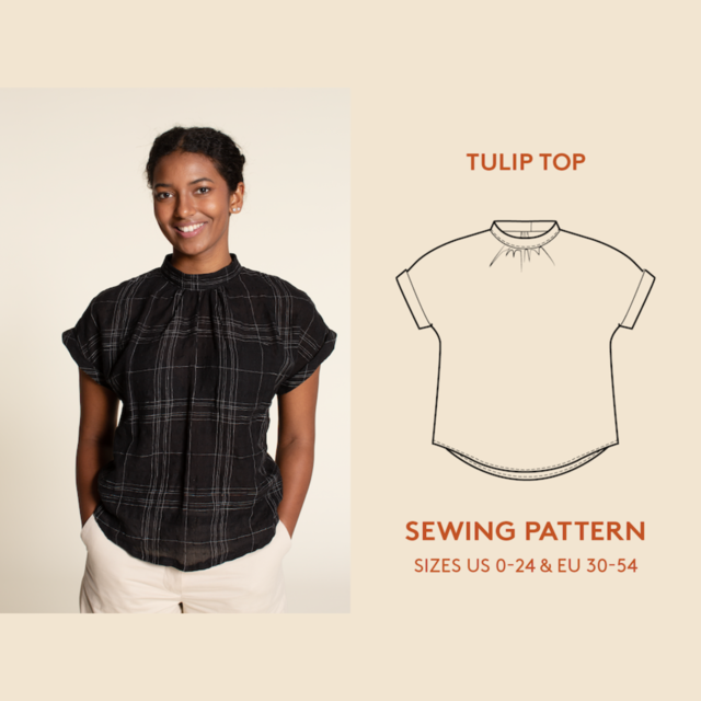 Wardrobe By Me - Tulip Top Pattern