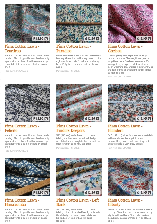 Spring Collection - Pima Cotton Lawn