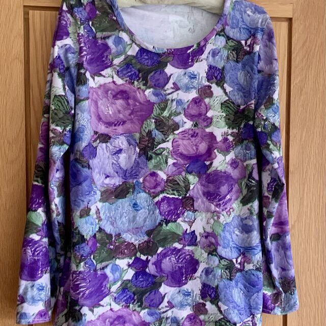 Stof Avalana Jersey - Petal Splash - Purple / 2024-07-16 09:44:37 - IMG 2520, Patricia Harford