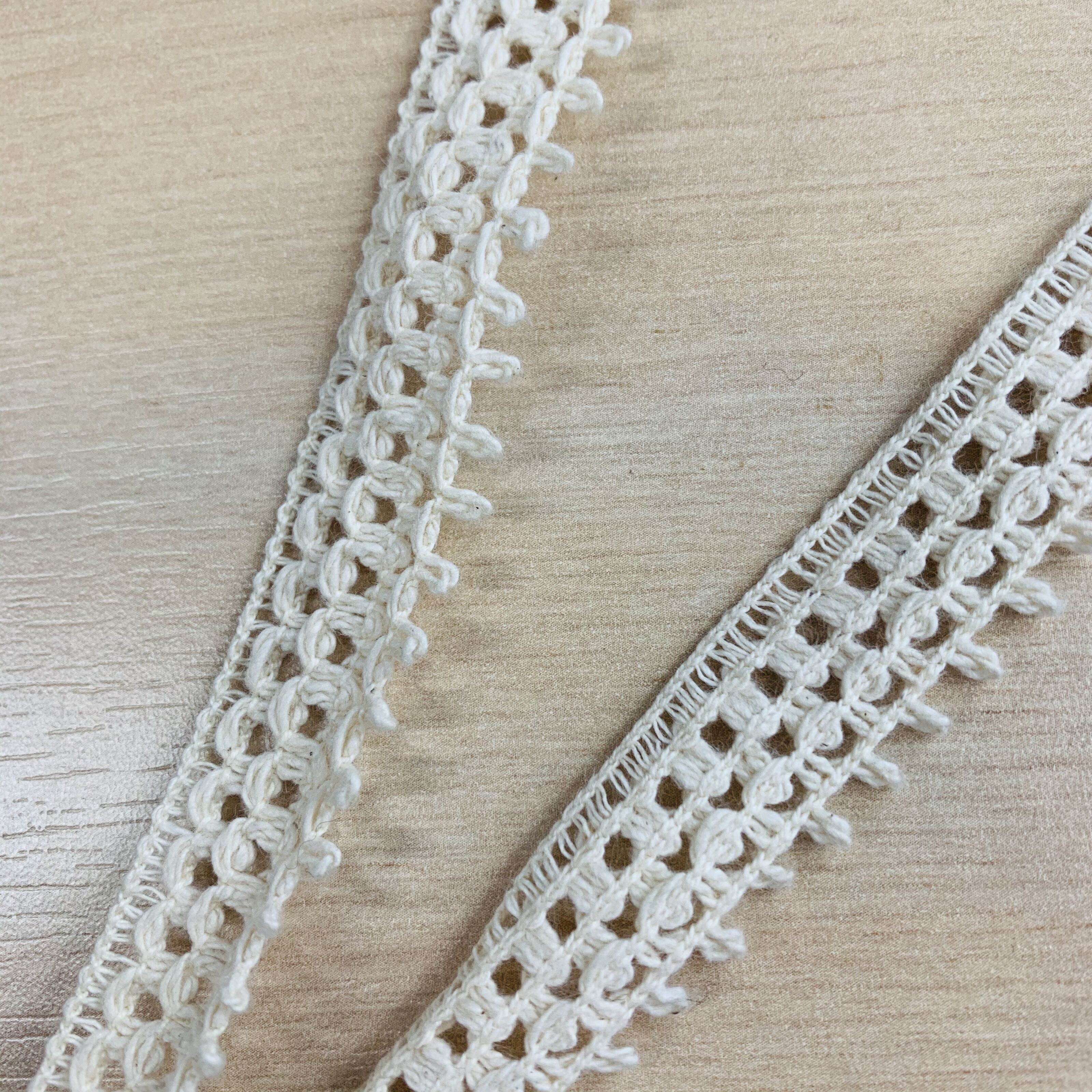 cream cotton lace trim