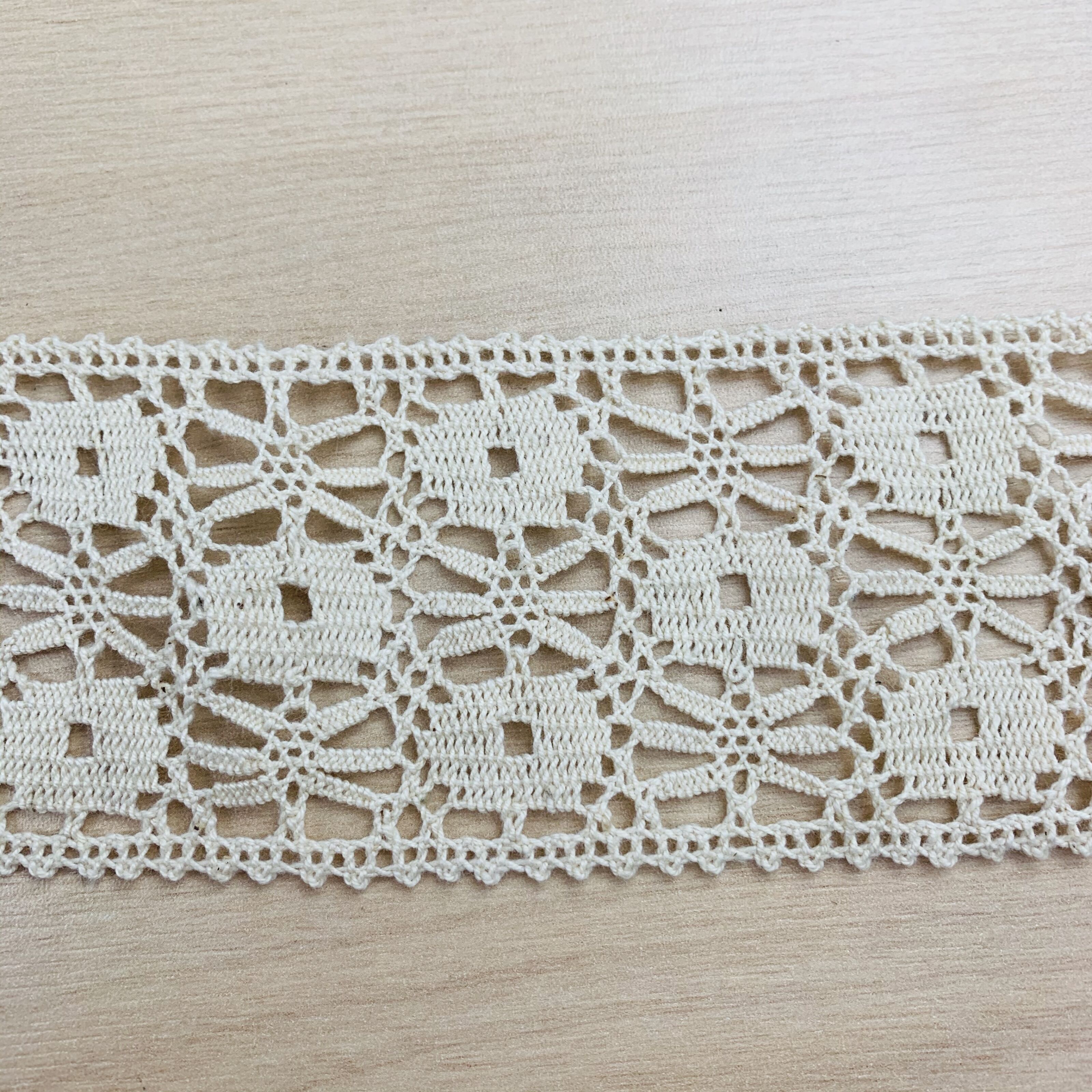 4.5cm Wide Crochet Cotton Lace Trim