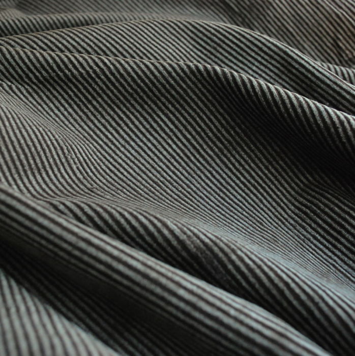 Corduroy fabric cotton distressed brown