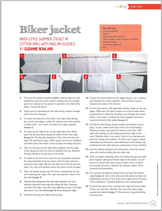 Making Magazine_Biker Jacket_Page 2