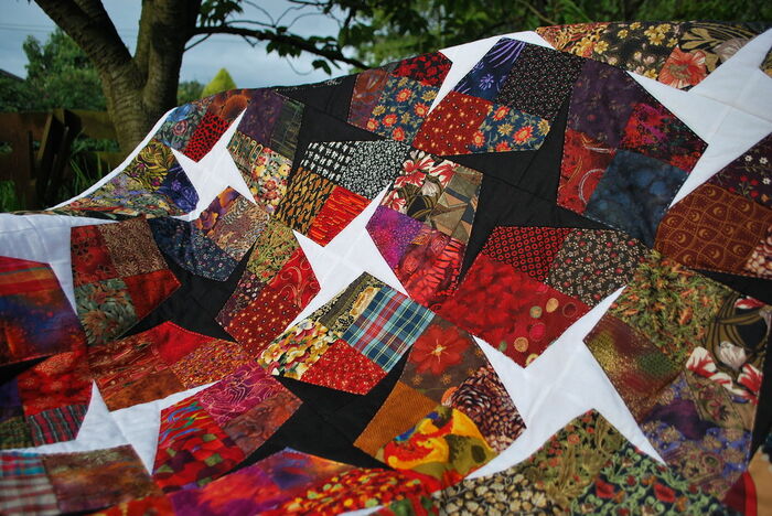 Martas Jewel Quilt Close-up