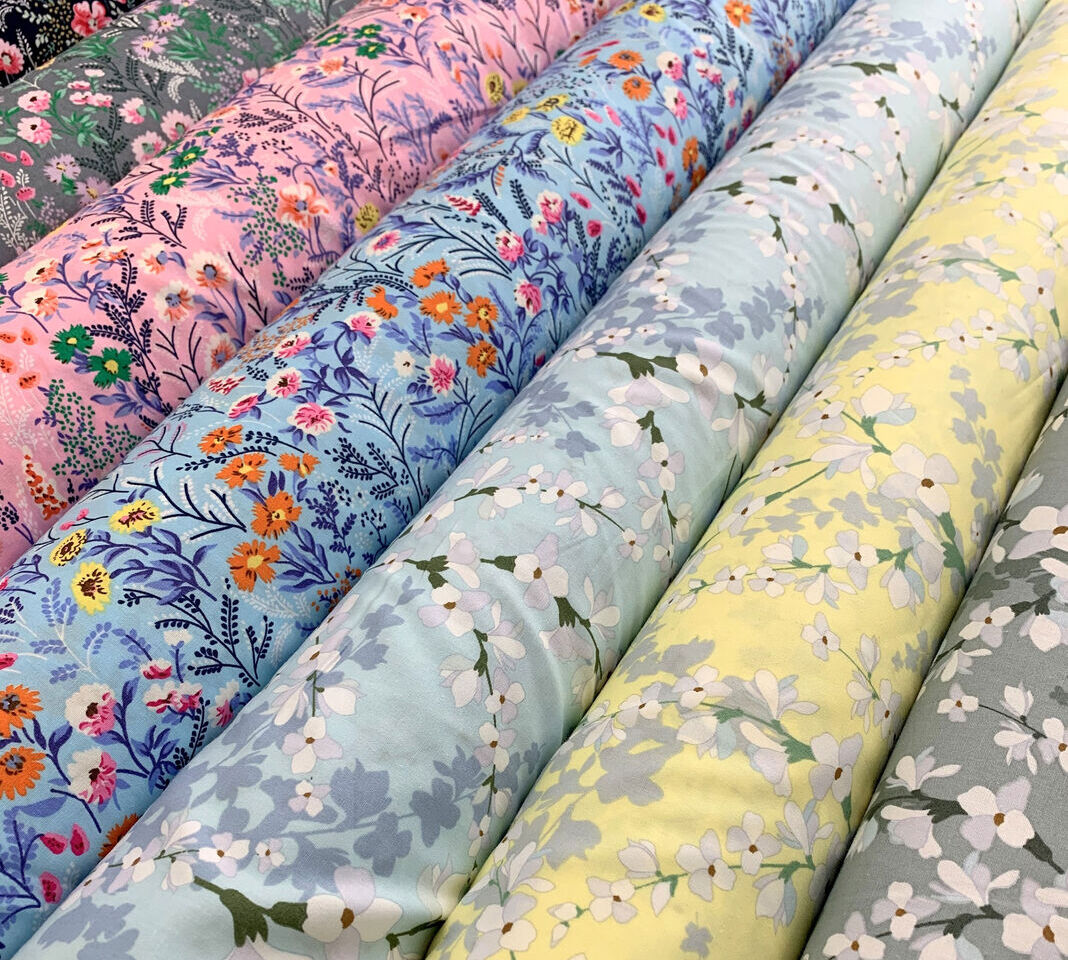 Poplin Print-La Belle- Blosson-Cotton-Floral-Dress-Fabrics-group1