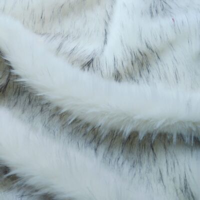 Faux Fur-White- Fabric- CU1