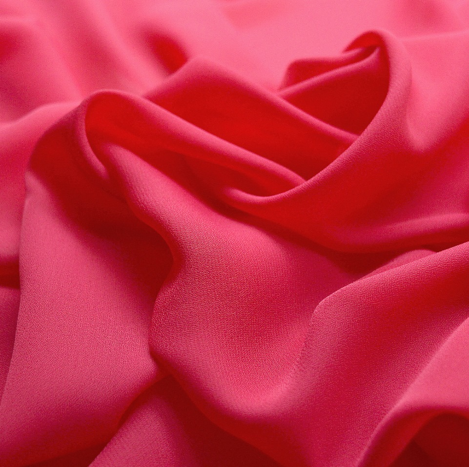 Blush pink discount chiffon fabric