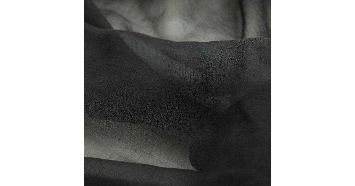 Remnant (2.2m) Black Dressmaking Fabric | For The Finer Things - Silk ...