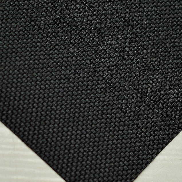 Fortalecer Viento fibra Medium PU Coated Water Resistant Canvas Fabric - Black