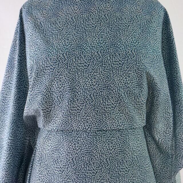 Blue/ turquoise dressmaking fabrics / Croft Mill / Fabric Online UK