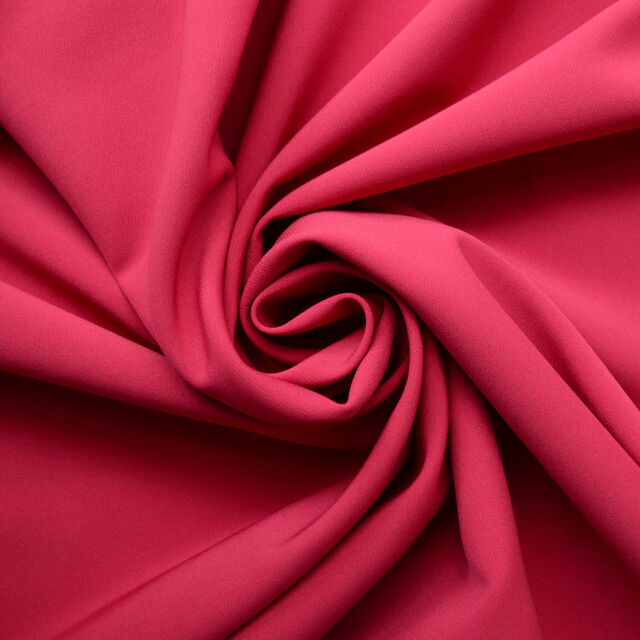 Uniformly- Cerise-Polyester-Elastane-Fabric-Material -CUD