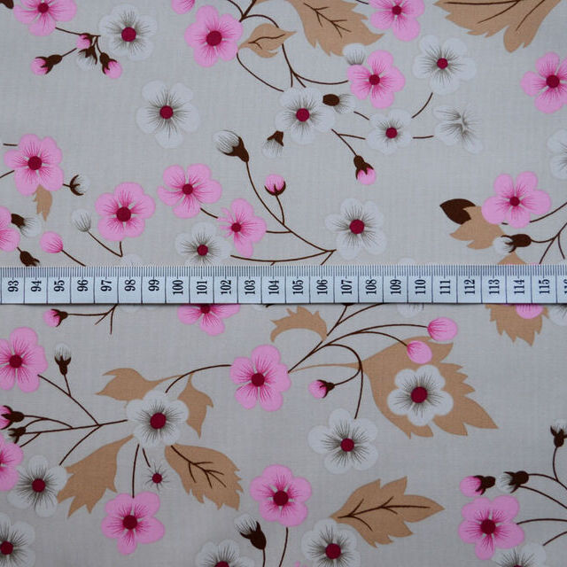 Poplin Print - Felicity - Beige