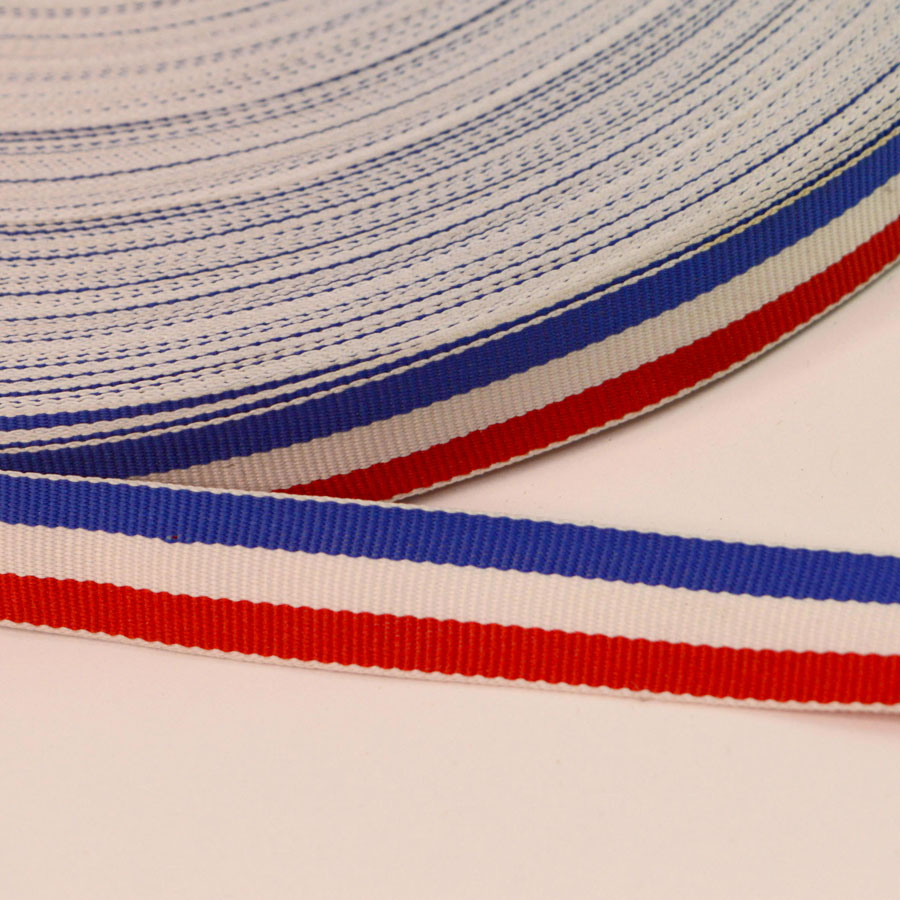 Binding Tape Red, White & Royal Blue Stripe Craft Tape.
