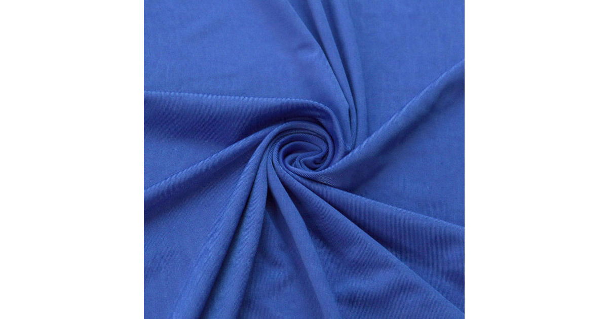 Polyester Knitted Jersey Fabric | Jersey - Slinky Royal Blue