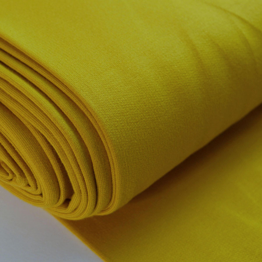 mustard jersey fabric