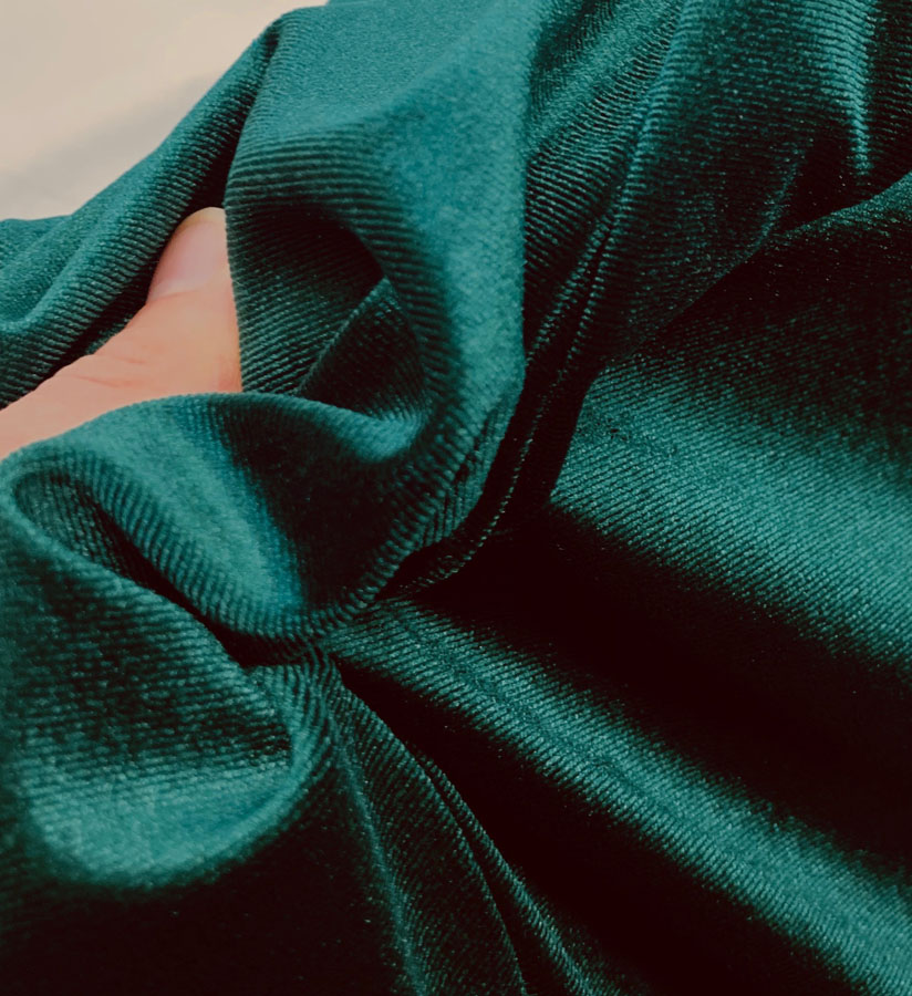 velvet jersey fabric