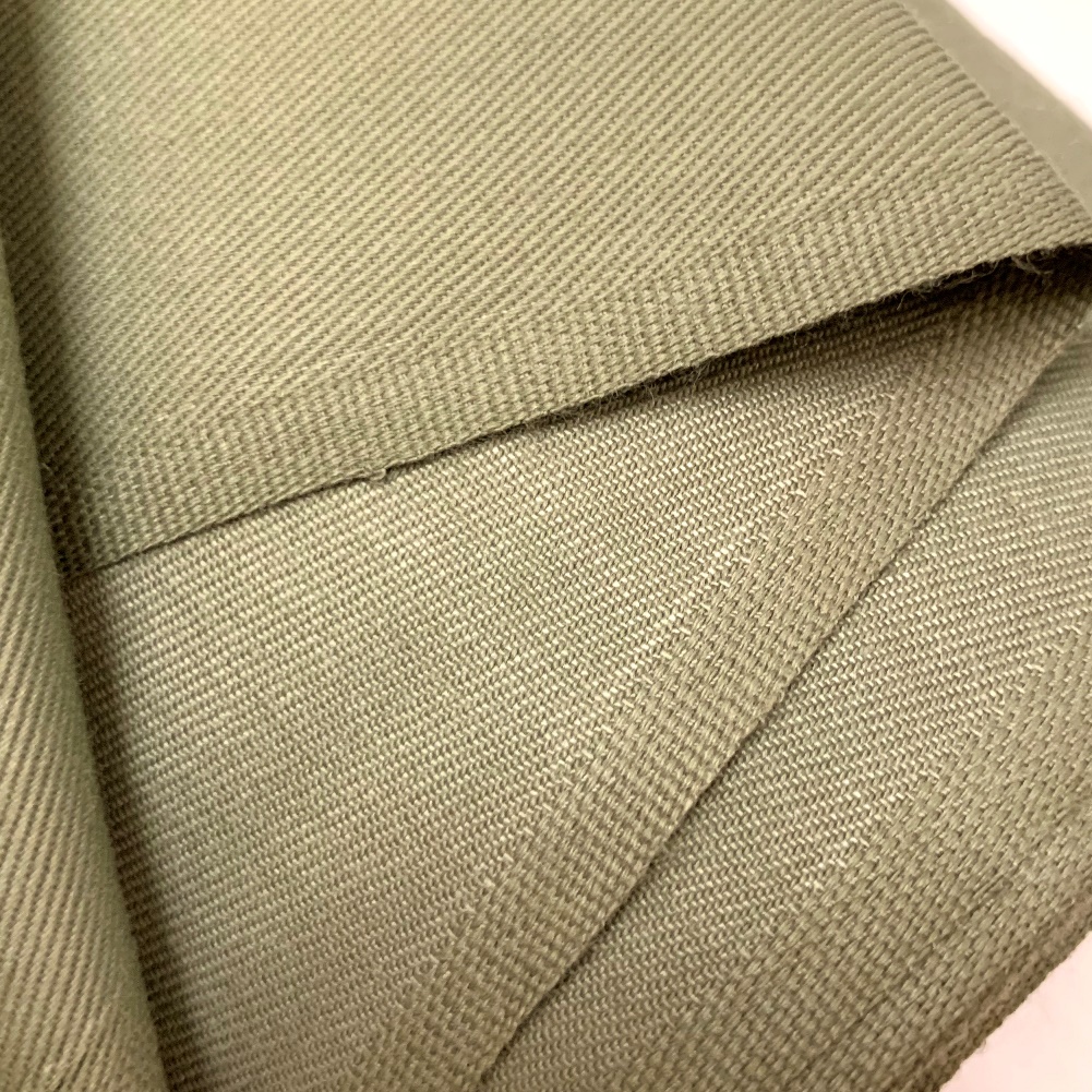 Green Soft Poly/Cotton Twill Work Fabric - Scrubs - Pale Khaki