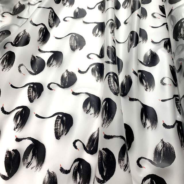 Printed PU Polyurethane - Swan