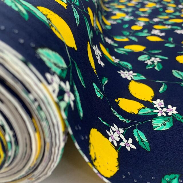 Poplin Print - Lemons