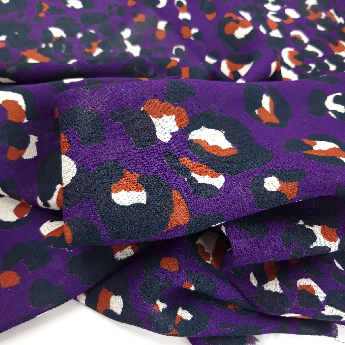 Fabric By The Yard Plumberry Purple Stretch Crepe de Chine