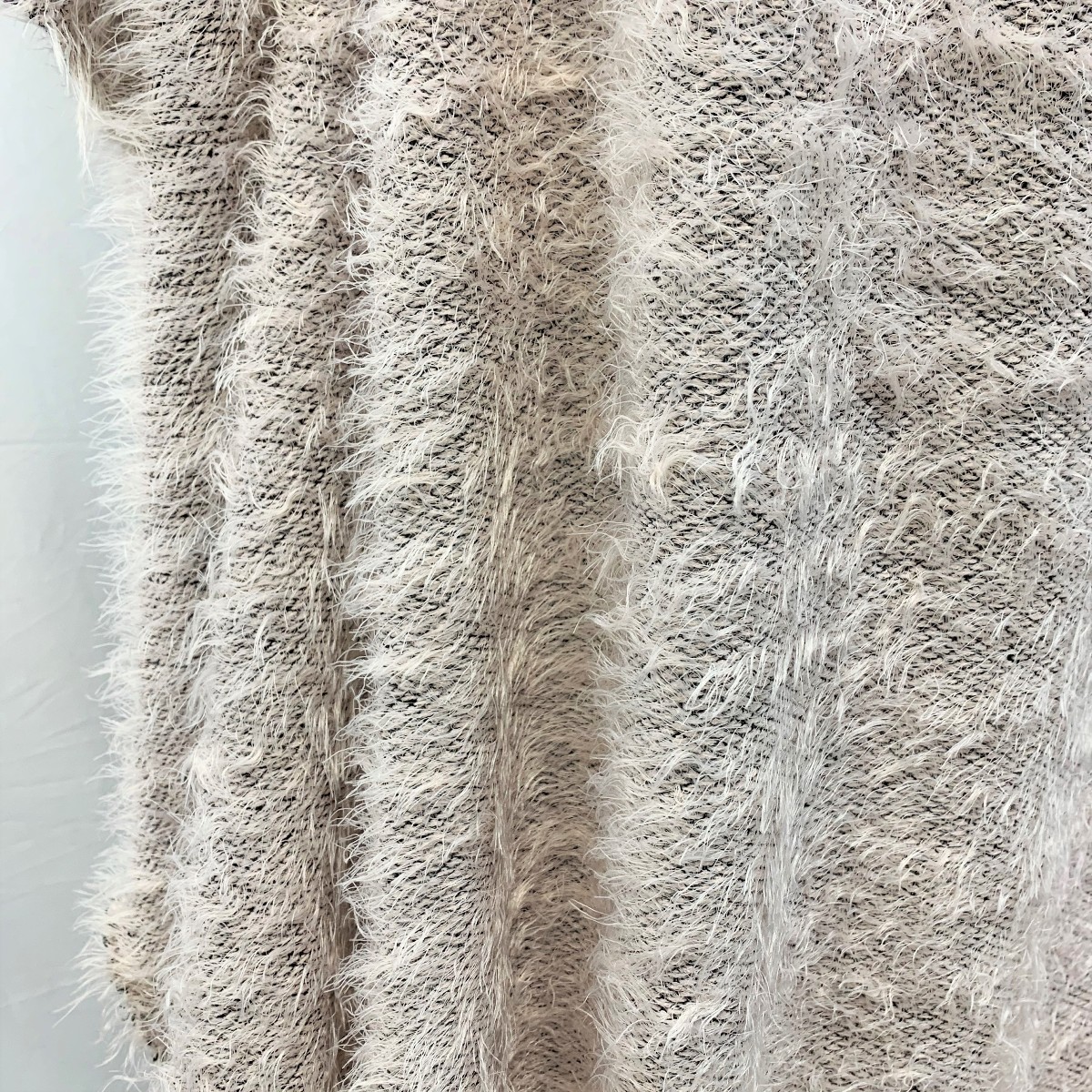 pale pink fluffy jumper