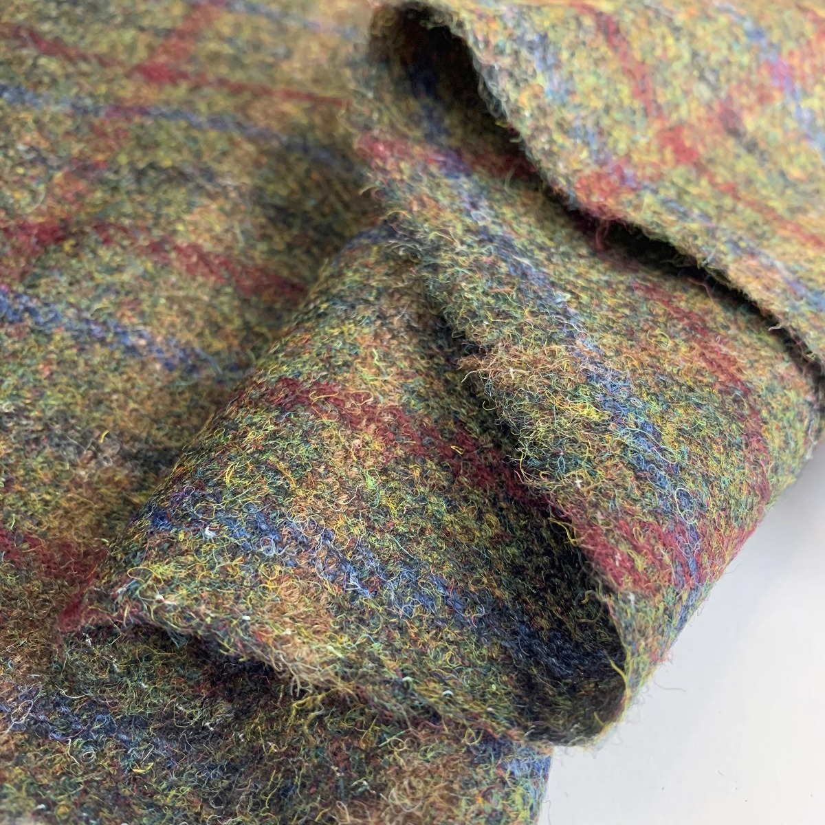 Pure New Wool Harris Tweed Green The Isles