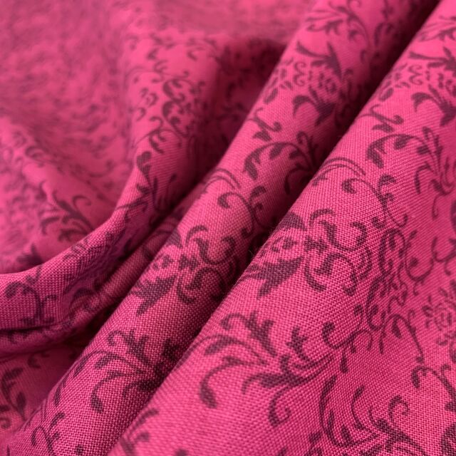 Stof Fabric - Majestic - Cerise