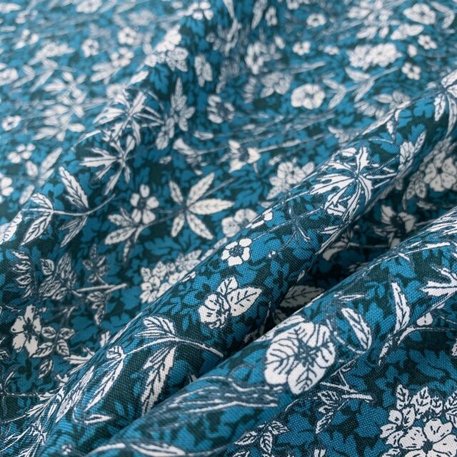 Stof Fabric - Turquoise Garden