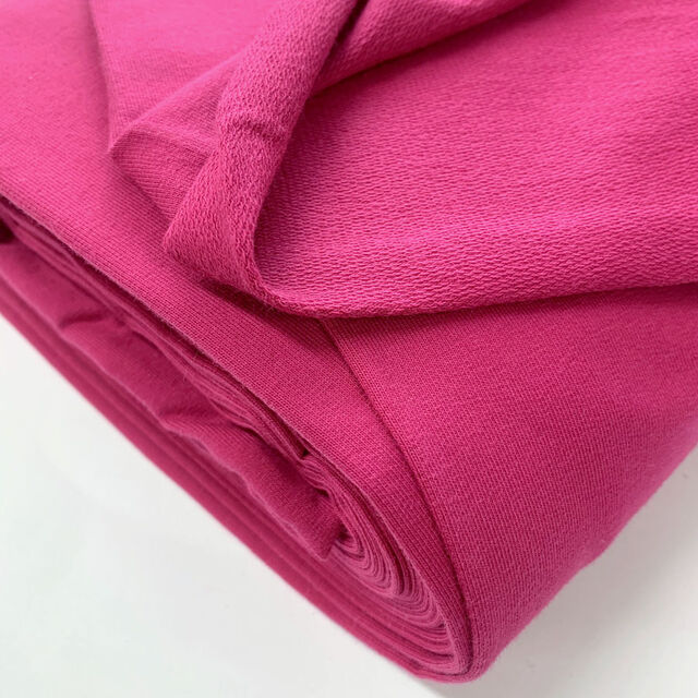 French Terry- Cotton-Elastane-Rose-Jersey-Material-cu