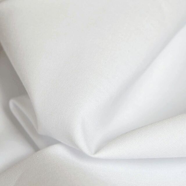 Superior Cotton Poplin - White