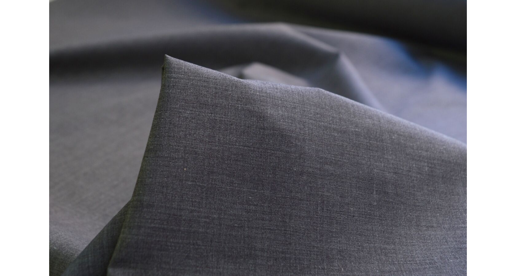 Superior Quality Plain Poly/Cotton Fabric - Dark Marled Grey
