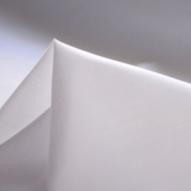 Superior Quality Plain Poly/Cotton - White