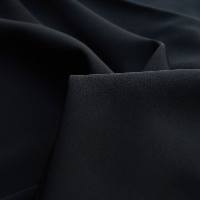 Landon Smooth Crepe - Jet Black