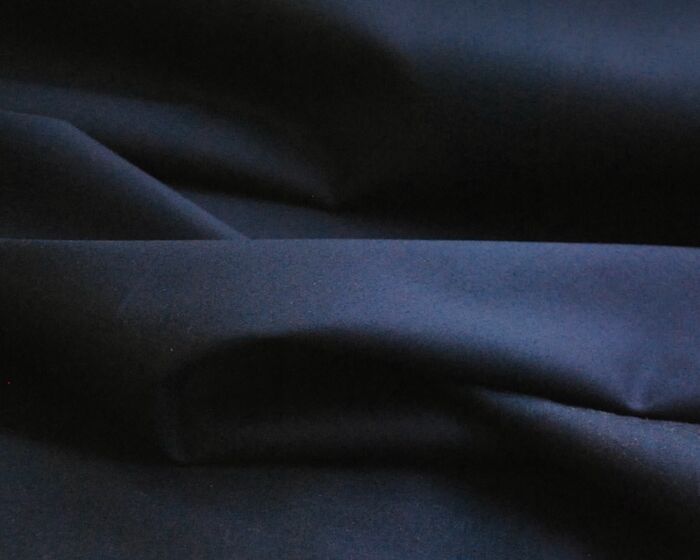 Navy Blue Cotton Poplin