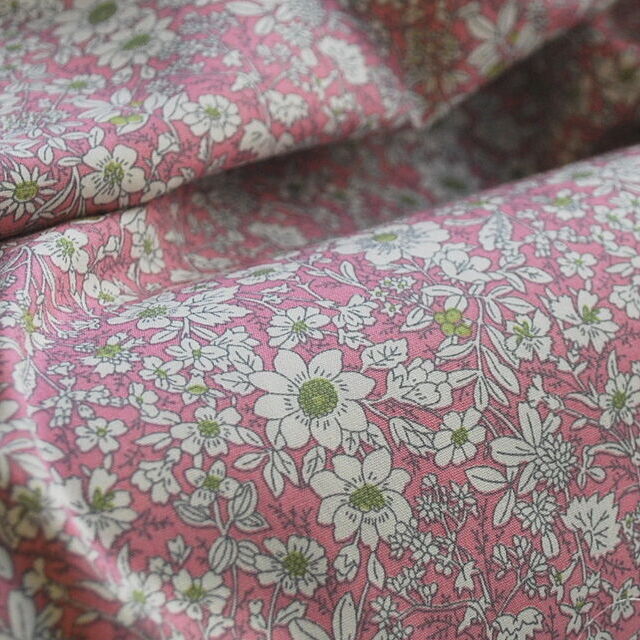 Poplin Print - Caroline - Pink