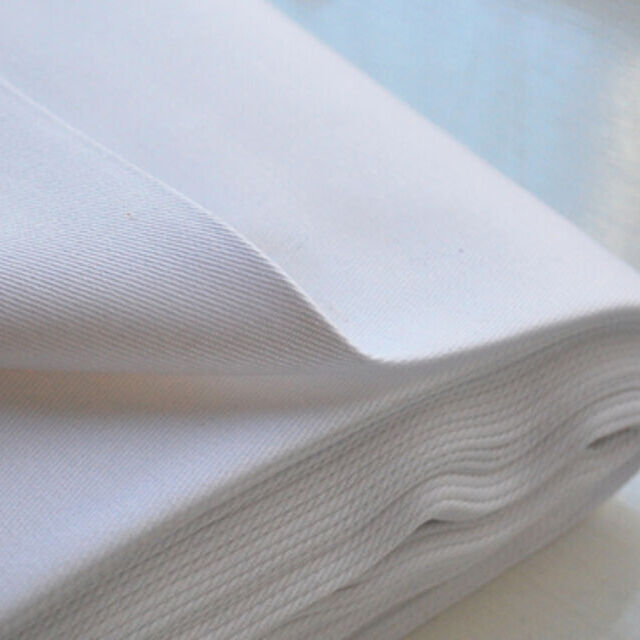 Remnant - White Cotton Drill - (1.77m)