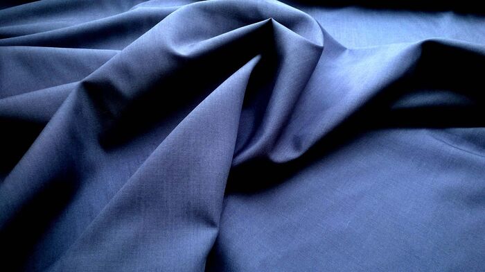 Mansfield Blue Polycotton - d