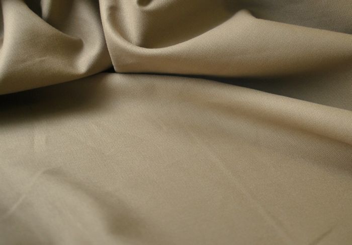 Big is beautiful- Khaki lightweight canvas fabric - CU