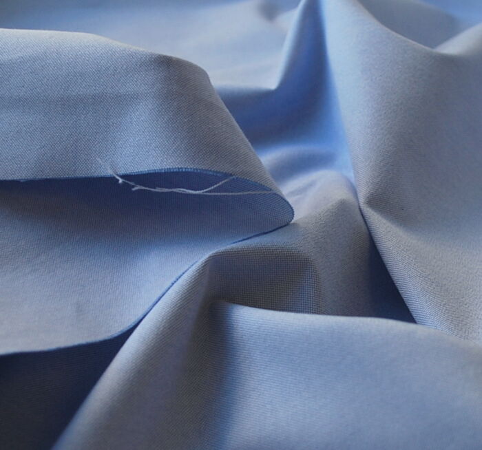 Blue Cotton Chambray Fabric