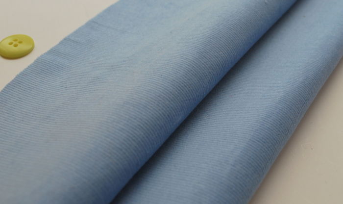 Cotton Lycra Needlecord - Pale Blue