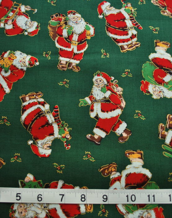 Christmas Prints Father Christmas Fabric