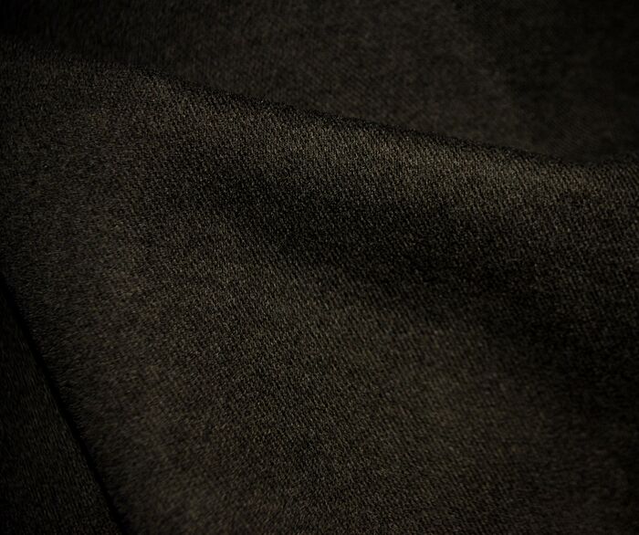 Moleskin cotton fabric Dark Brown