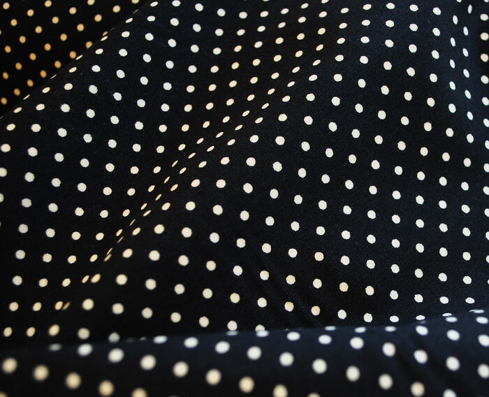 The Crafty Spot Cotton poplin dress and craft fabric Navy