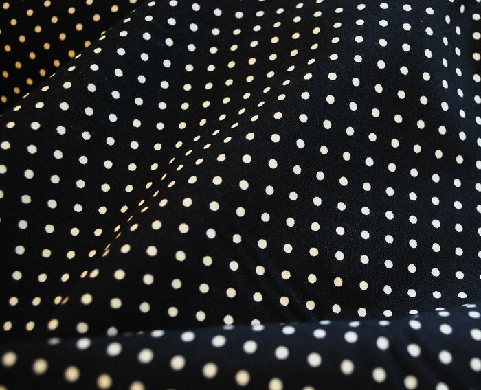 The Crafty Spot Cotton poplin dress and craft fabric Navy