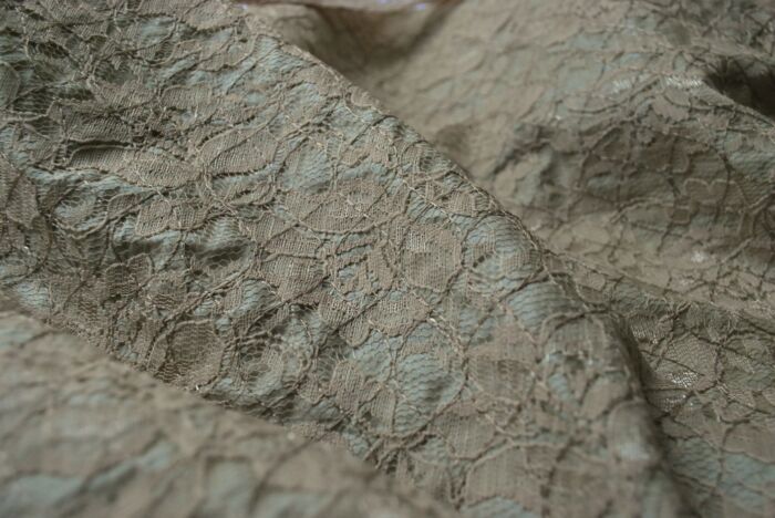Victoriana lace beige Close up