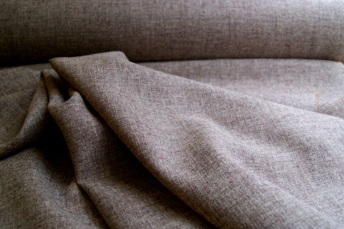 Forsooth hand woven wool fabric Beige