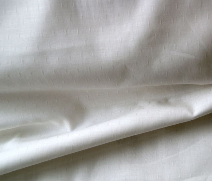 O Hara Cotton fabric white