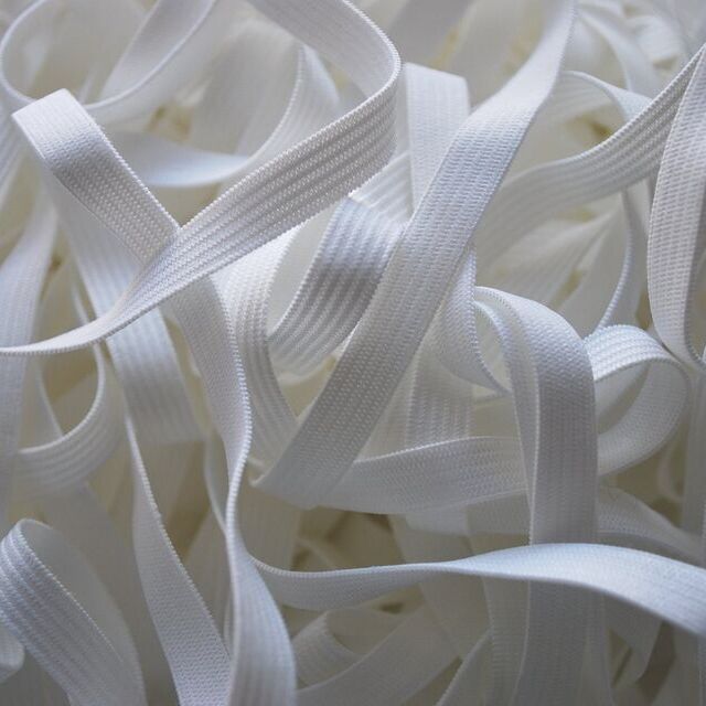 Elastic - White (7mm)