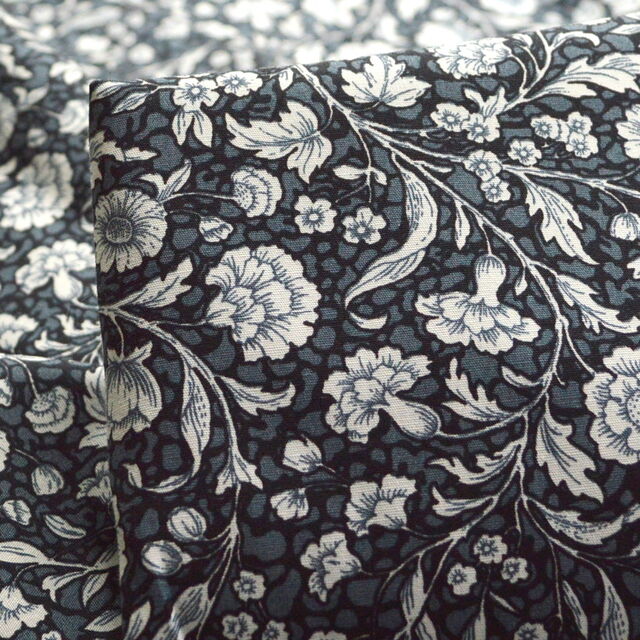 Poplin Print - Lewis - Black